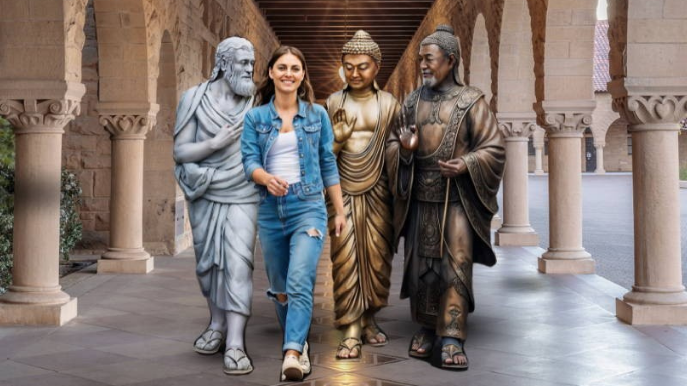 Living Philosophy course participants at New Acropolis